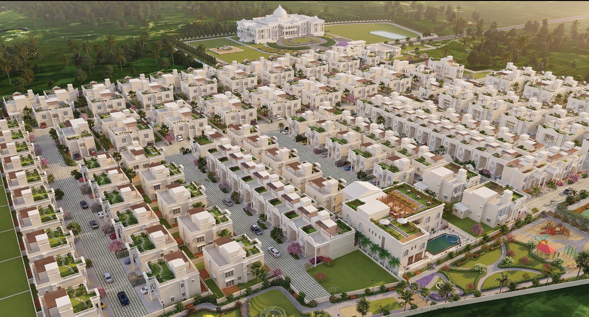 The largest villa development on ECR within city limits