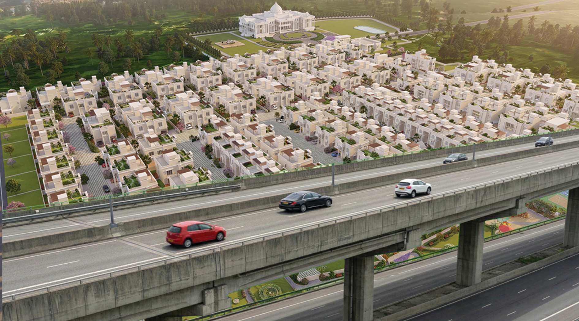 Upcoming Elevated Corridor (Thiruvanmiyur-Uthandi)